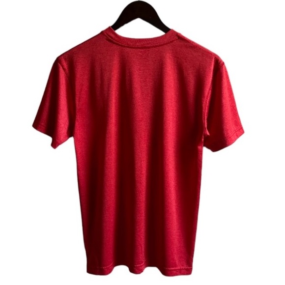 adidas Red Chicago Cubs Graphic Print Short Sleeve Tee Size Large - Picture 3 of 5